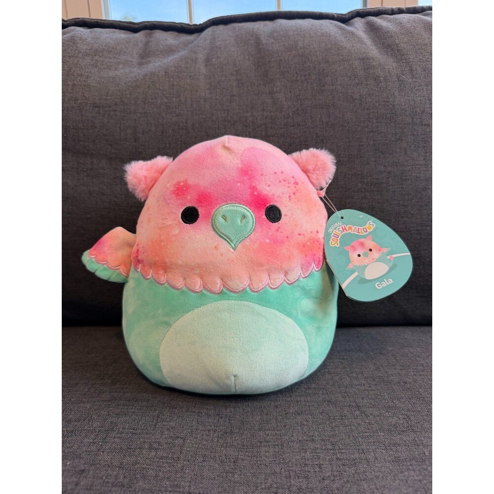 NWT Gala the Pink and Teal Griffon Squishmallow 10” Mythical